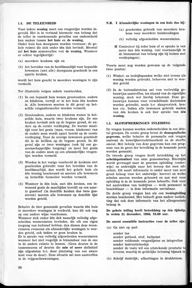 VOLKSTELLING 1960. Curaҫao, Bonaire, St.Maarten, St. Eustatius en Saba - Page 24