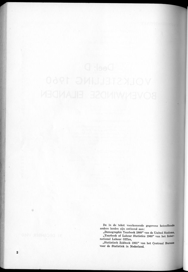 VOLKSTELLING 1960. Curaҫao, Bonaire, St.Maarten, St. Eustatius en Saba - Page 2