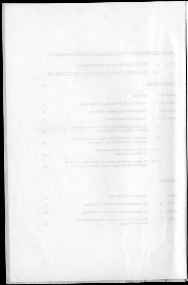 Deel A1 De uitkomsten van de Volkstelling & Handleiding voor het raadplegen van de tabellen - Blank Page