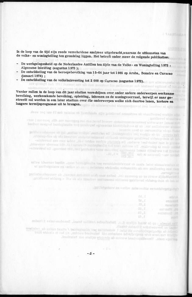 Deel A1 De uitkomsten van de Volkstelling & Handleiding voor het raadplegen van de tabellen - Page 2