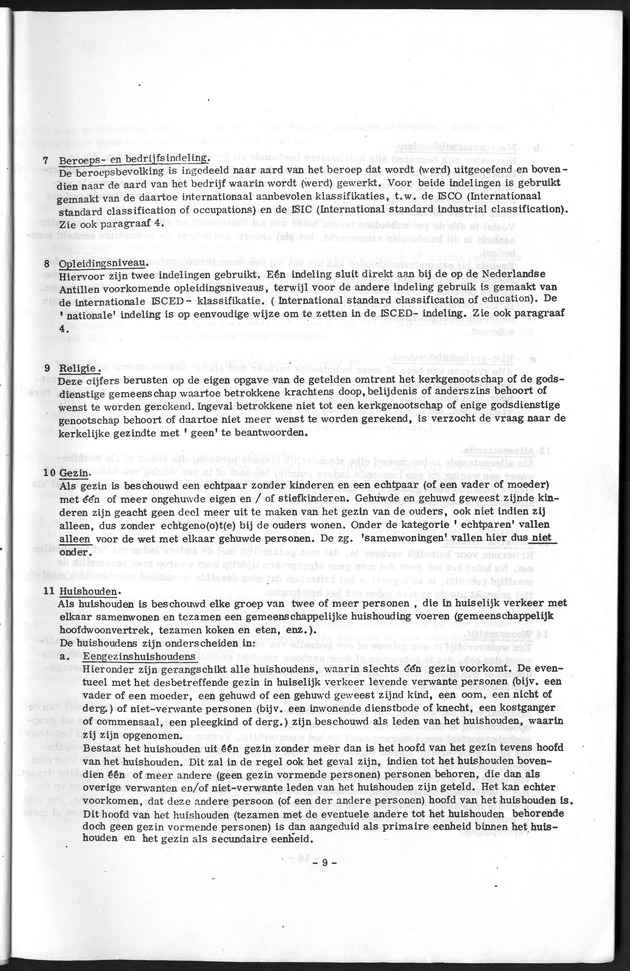 Deel A1 De uitkomsten van de Volkstelling & Handleiding voor het raadplegen van de tabellen - Page 9