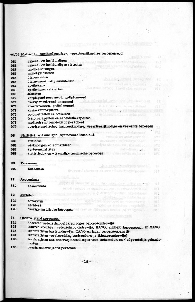 Deel A1 De uitkomsten van de Volkstelling & Handleiding voor het raadplegen van de tabellen - Page 19