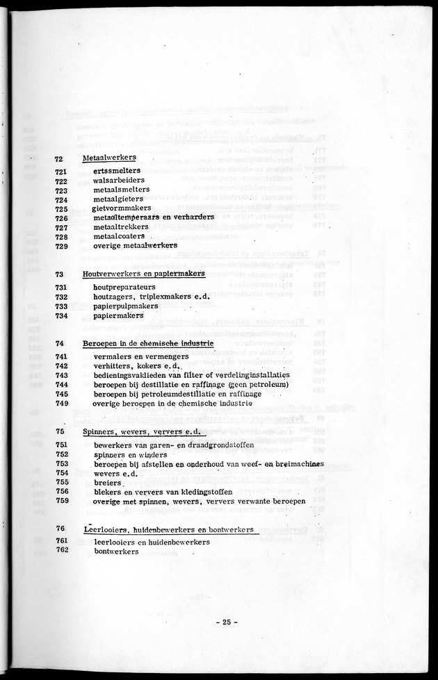 Deel A1 De uitkomsten van de Volkstelling & Handleiding voor het raadplegen van de tabellen - Page 25