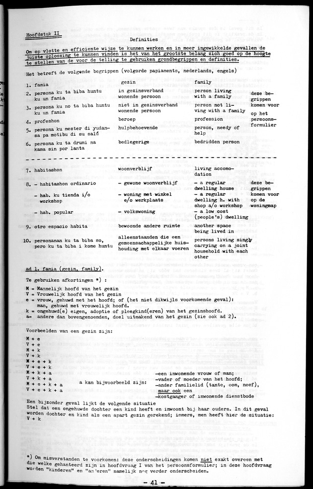 Deel A1 De uitkomsten van de Volkstelling & Handleiding voor het raadplegen van de tabellen - Page 41