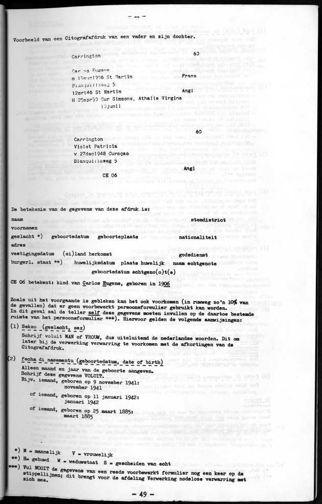 Deel A1 De uitkomsten van de Volkstelling & Handleiding voor het raadplegen van de tabellen - Page 49