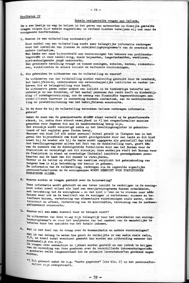 Deel A1 De uitkomsten van de Volkstelling & Handleiding voor het raadplegen van de tabellen - Page 59