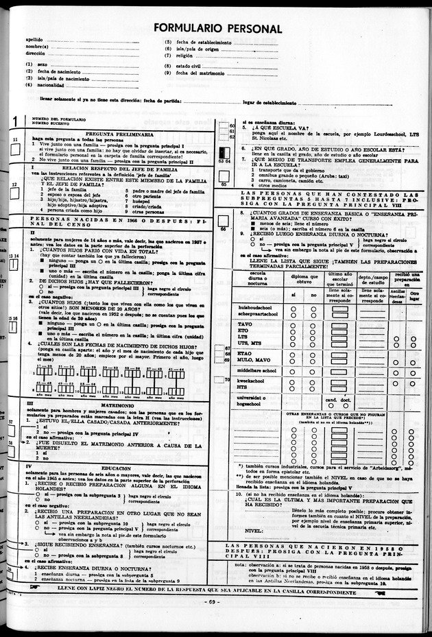 Deel A1 De uitkomsten van de Volkstelling & Handleiding voor het raadplegen van de tabellen - Page 69