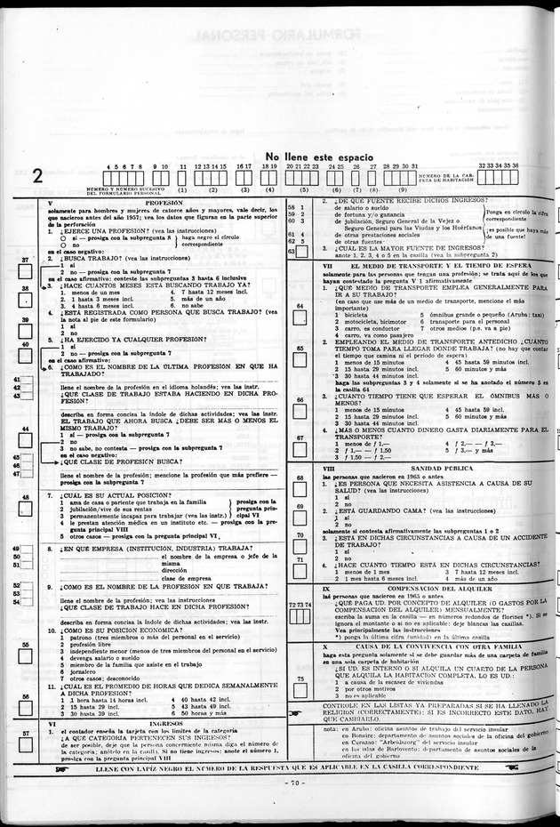 Deel A1 De uitkomsten van de Volkstelling & Handleiding voor het raadplegen van de tabellen - Page 70
