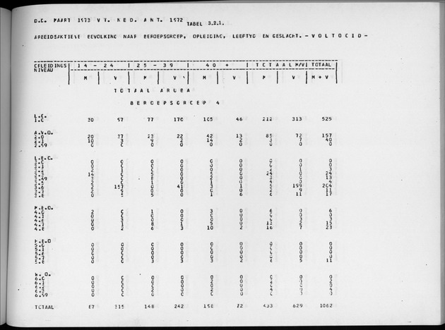 Deel A4 De uitkomsten van de Volkstelling; Uitkomsten Eilandgebied Aruba - Page 175