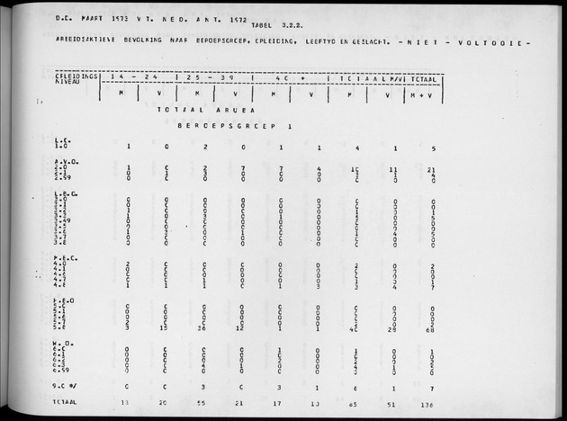 Deel A4 De uitkomsten van de Volkstelling; Uitkomsten Eilandgebied Aruba - Page 189