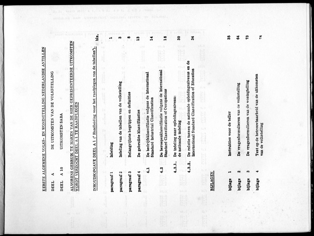 Deel A10 De uitkomsten van de Volkstelling; Uitkomsten Saba - Page 1