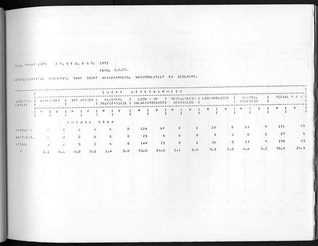 Deel A10 De uitkomsten van de Volkstelling; Uitkomsten Saba - Page 107