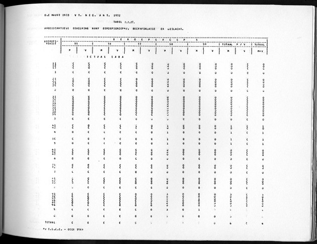 Deel A10 De uitkomsten van de Volkstelling; Uitkomsten Saba - Page 135
