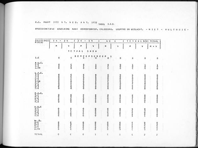 Deel A10 De uitkomsten van de Volkstelling; Uitkomsten Saba - Page 191