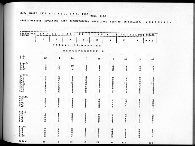 Deel A8. De uitkomsten van de Volkstelling & Uitkomsten Sint Maarten - Page 187