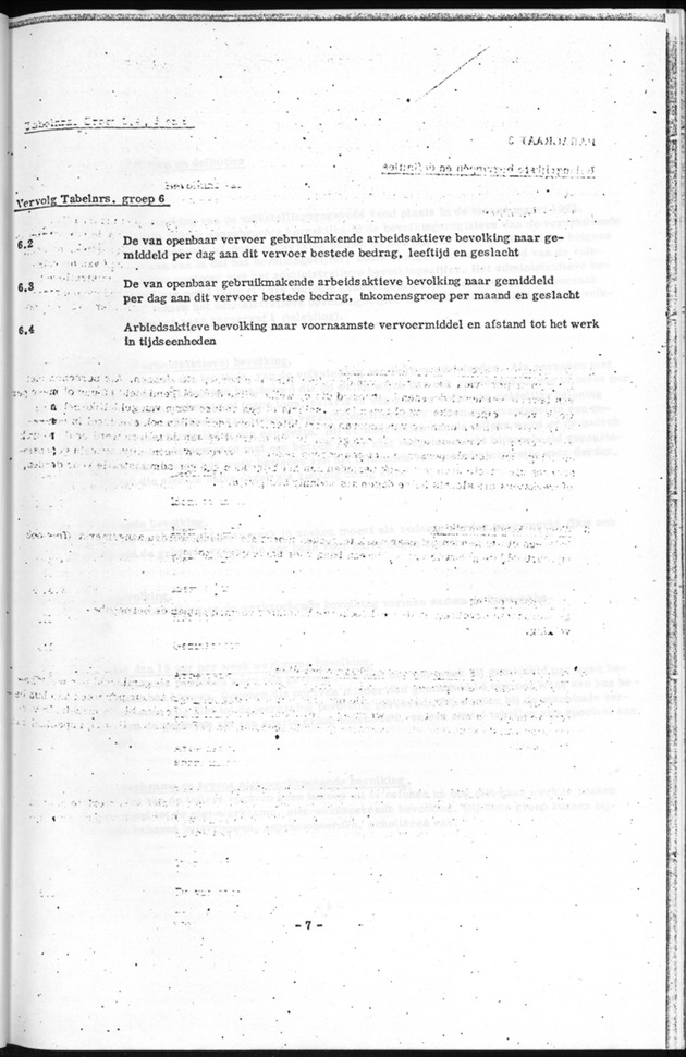 Deel B1 De uitkomsten van de Woningtelling; Handleiding voor het raadplegen van de tabellen - Page 7