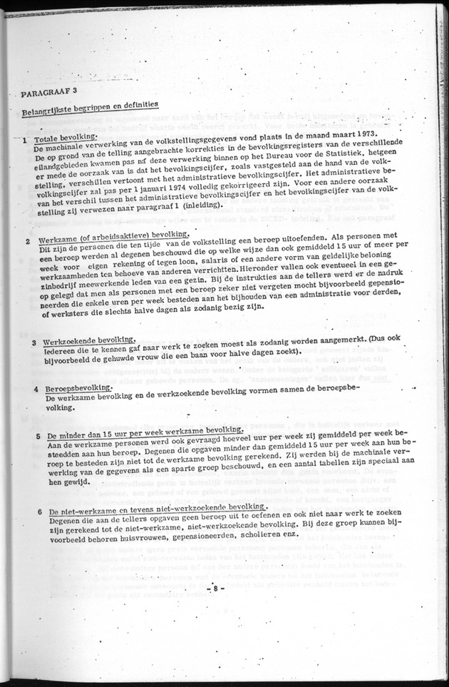 Deel B1 De uitkomsten van de Woningtelling; Handleiding voor het raadplegen van de tabellen - Page 8