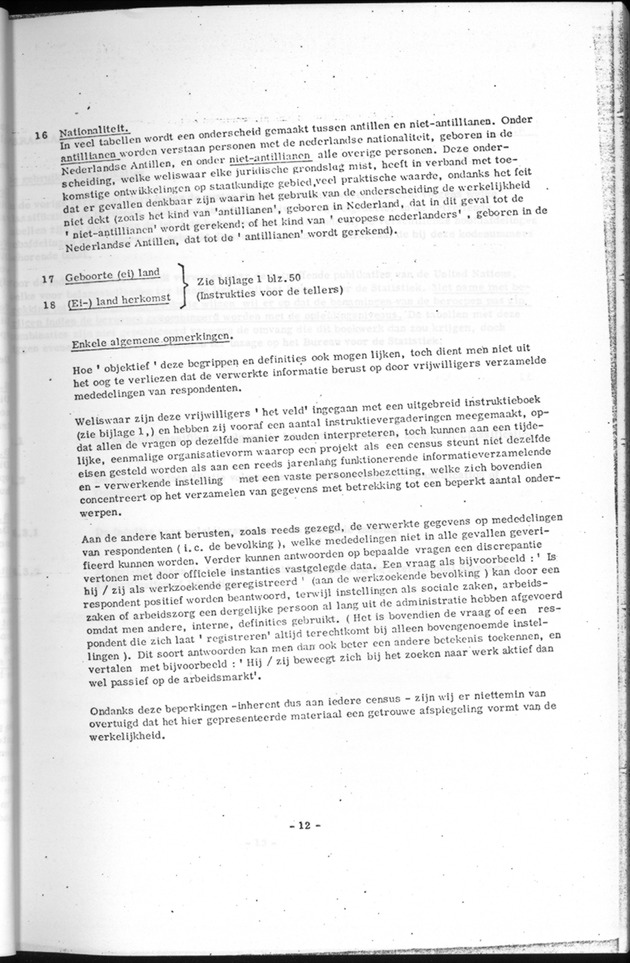 Deel B1 De uitkomsten van de Woningtelling; Handleiding voor het raadplegen van de tabellen - Page 12