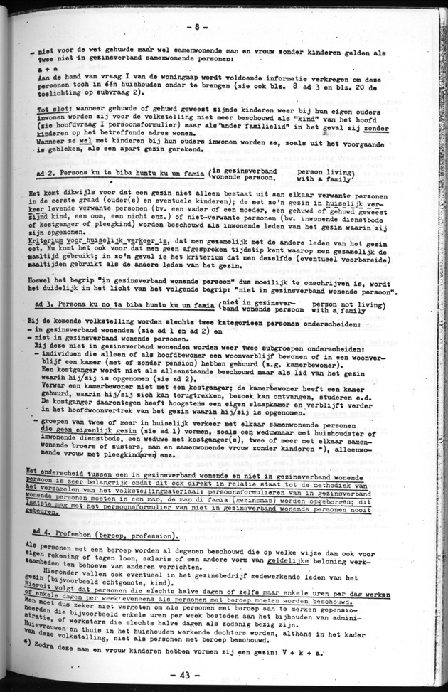 Deel B1 De uitkomsten van de Woningtelling; Handleiding voor het raadplegen van de tabellen - Page 43