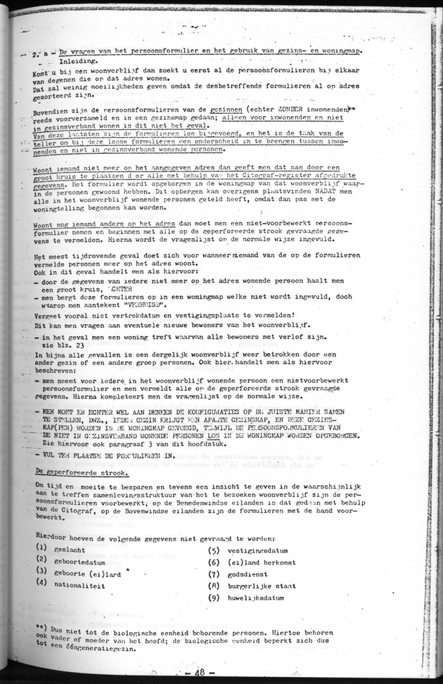 Deel B1 De uitkomsten van de Woningtelling; Handleiding voor het raadplegen van de tabellen - Page 48