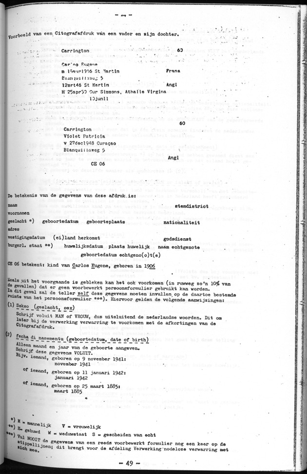 Deel B1 De uitkomsten van de Woningtelling; Handleiding voor het raadplegen van de tabellen - Page 49