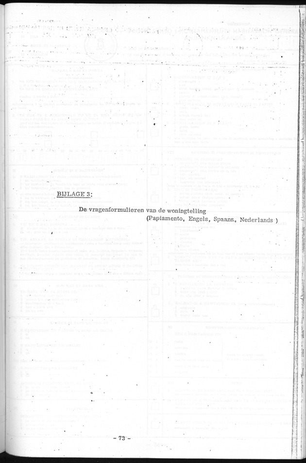 Deel B1 De uitkomsten van de Woningtelling; Handleiding voor het raadplegen van de tabellen - Page 73