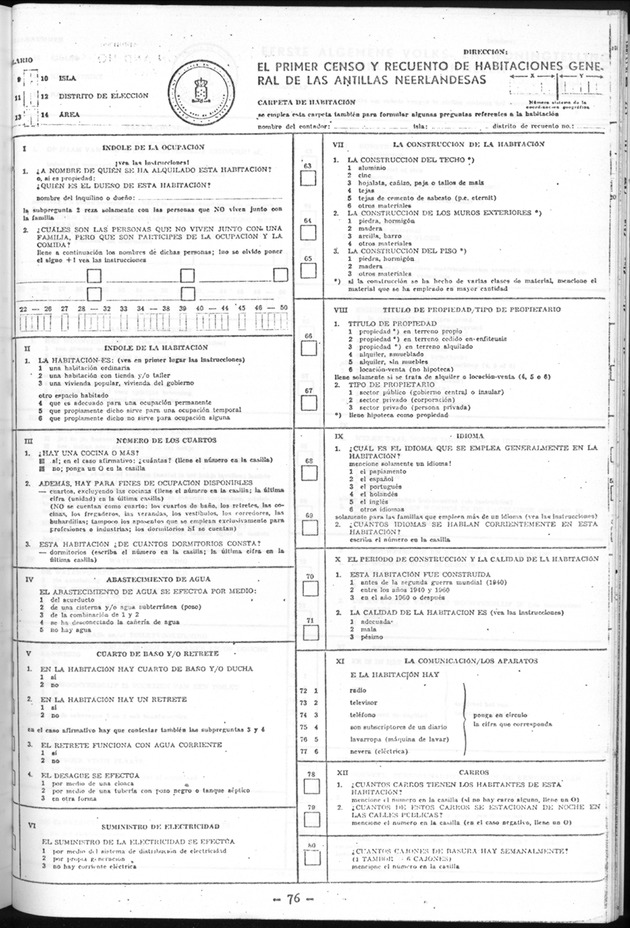 Deel B1 De uitkomsten van de Woningtelling; Handleiding voor het raadplegen van de tabellen - Page 76