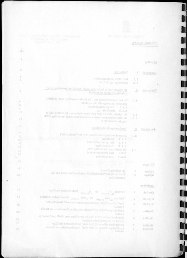 De werkgelegenheid op de Nederlandse Antillen ten tijde van de Volks- en Woningtelling 1972. - Blank Page