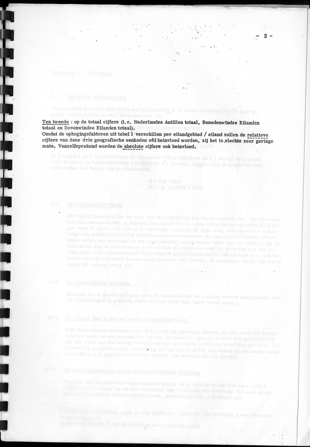 De werkgelegenheid op de Nederlandse Antillen ten tijde van de Volks- en Woningtelling 1972. - Page 2