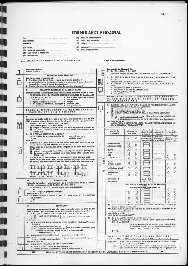 De werkgelegenheid op de Nederlandse Antillen ten tijde van de Volks- en Woningtelling 1972. - Page 35