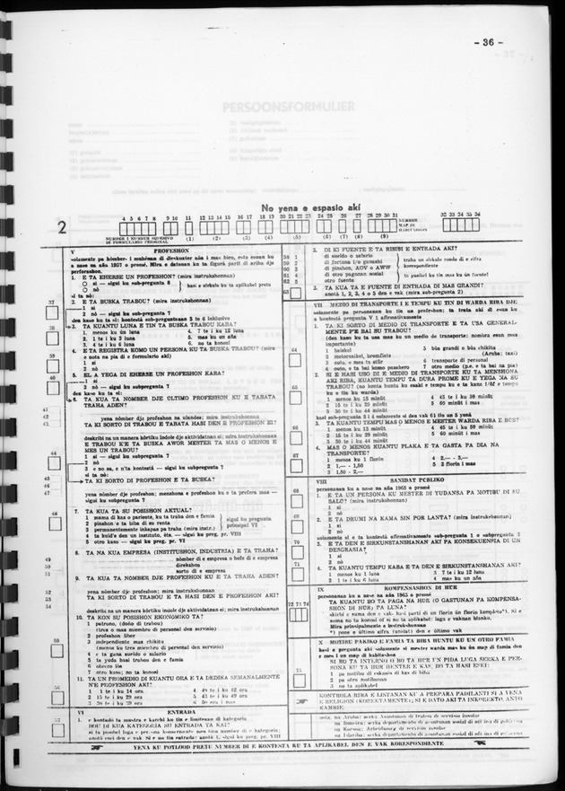 De werkgelegenheid op de Nederlandse Antillen ten tijde van de Volks- en Woningtelling 1972. - Page 36