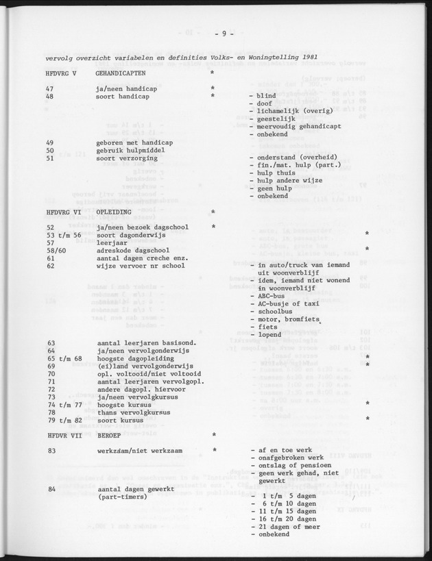 Publikatie nr 2 Aanzet tot een kader voor analyse van de censusgegevens - Page 9