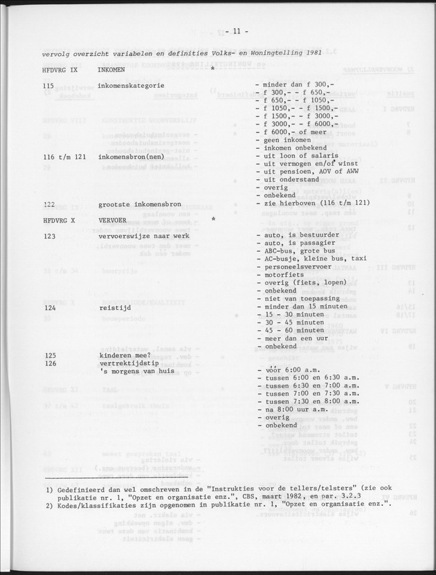 Publikatie nr 2 Aanzet tot een kader voor analyse van de censusgegevens - Page 11