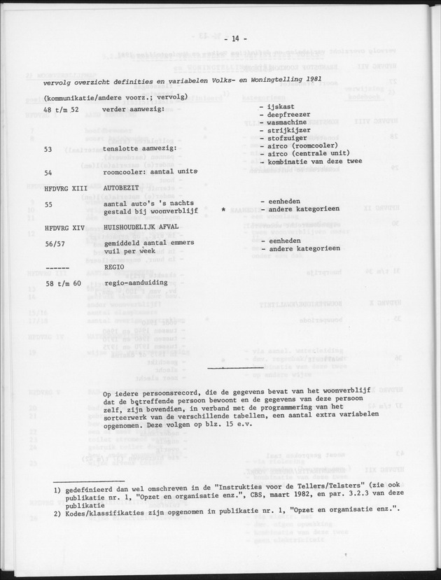 Publikatie nr 2 Aanzet tot een kader voor analyse van de censusgegevens - Page 14