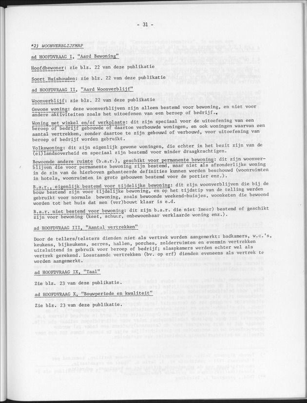 Publikatie nr 2 Aanzet tot een kader voor analyse van de censusgegevens - Page 31