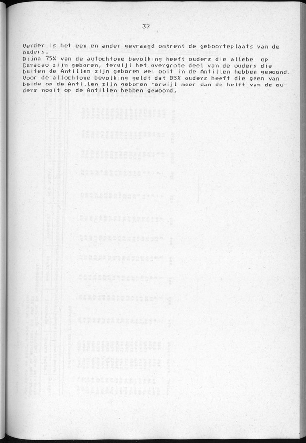 Censuspublikatie B.3 Enige kenmerken van de bevolking van Curacao - Page 37