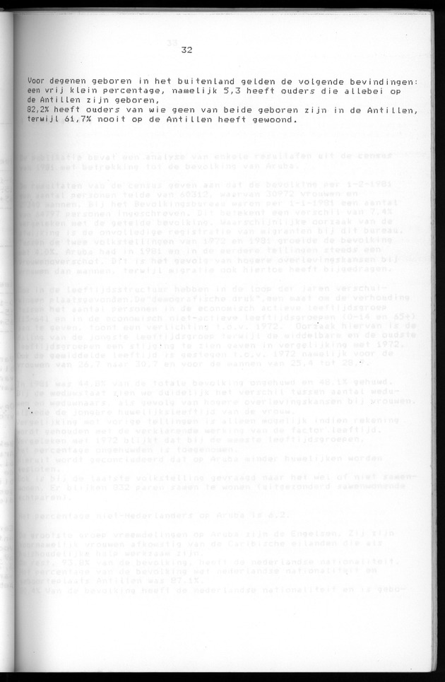 Censuspublikatie B.5 Enige kenmerken van de bevolking van Aruba - Page 32