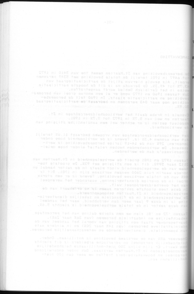Censuspublikatie B.6 Ekonomische en sociaal-ekonomische karakteristieken van de bevolking van St.Maarten - Blank Page
