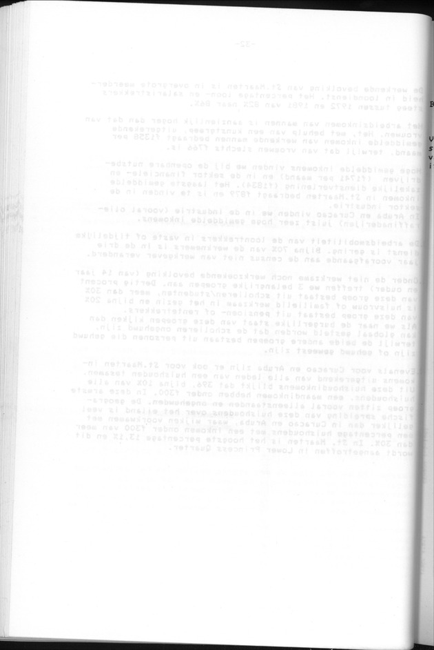 Censuspublikatie B.6 Ekonomische en sociaal-ekonomische karakteristieken van de bevolking van St.Maarten - Blank Page