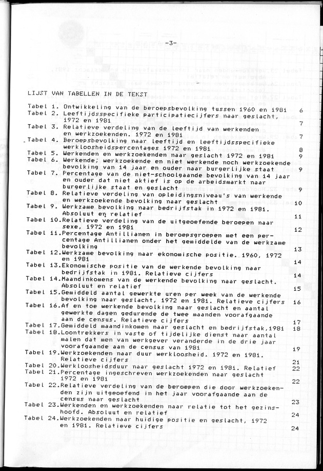 Censuspublikatie B.8 Ekonomische en sociaal-ekonomische karakteristieken van de Bonairiaanse bevolking - Page 3