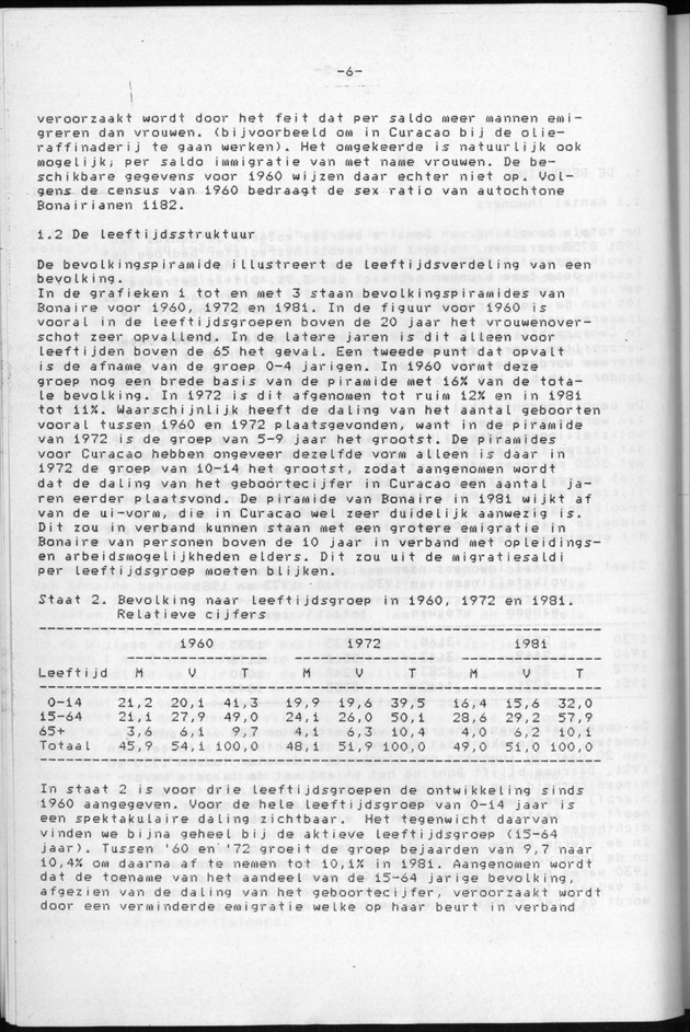 Censuspublikatie B.9 Enige kenmerken van de bevolking van Bonaire - Page 6