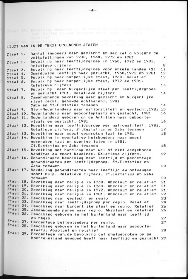 Censuspublikatie B.13 Enige kenmerken van de bevolkingen van St.Eustatius en Saba - Page 4