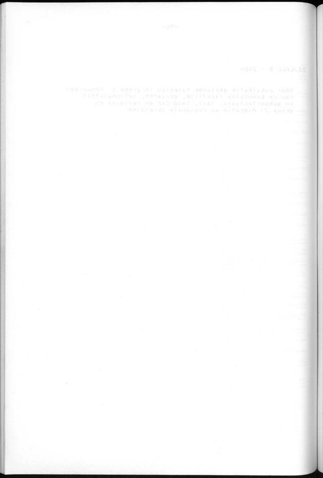 Censuspublikatie B.13 Enige kenmerken van de bevolkingen van St.Eustatius en Saba - Blank Page