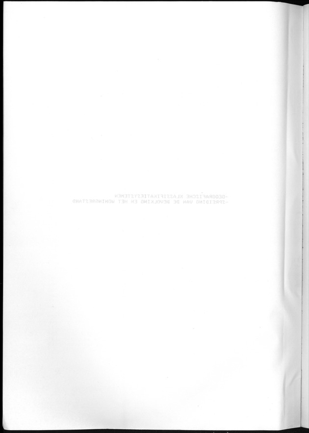 Geografische klassifikatiesystemen, spreiding van de bevolking en het woningsbestand - Blank Page