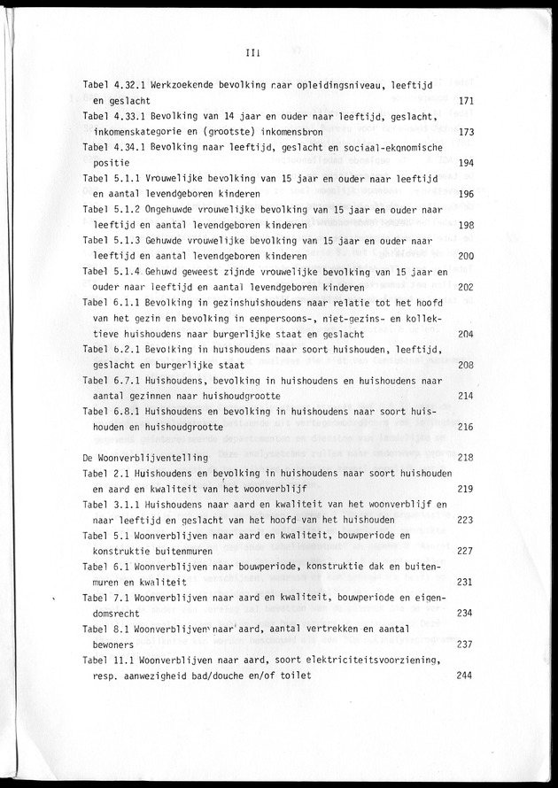 Geselecteerde tabellen - Page III