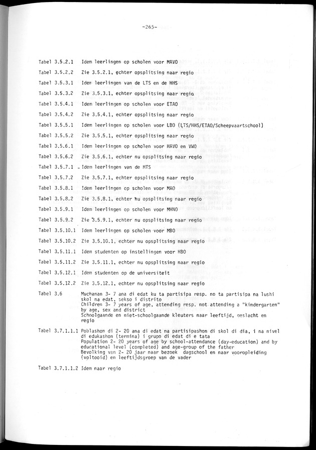 Geselecteerde tabellen - Page 265