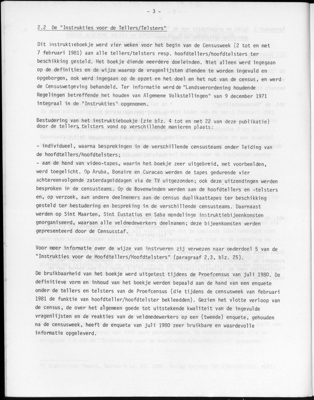 Opzet en organizatie, omschrijvingen van de gehanteerde definities en begrippen, gebruikte klassifikatiesystemen en geplande tabellenoutput - Page 3