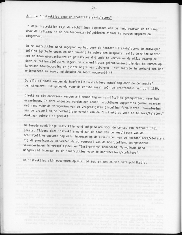 Opzet en organizatie, omschrijvingen van de gehanteerde definities en begrippen, gebruikte klassifikatiesystemen en geplande tabellenoutput - Page 23