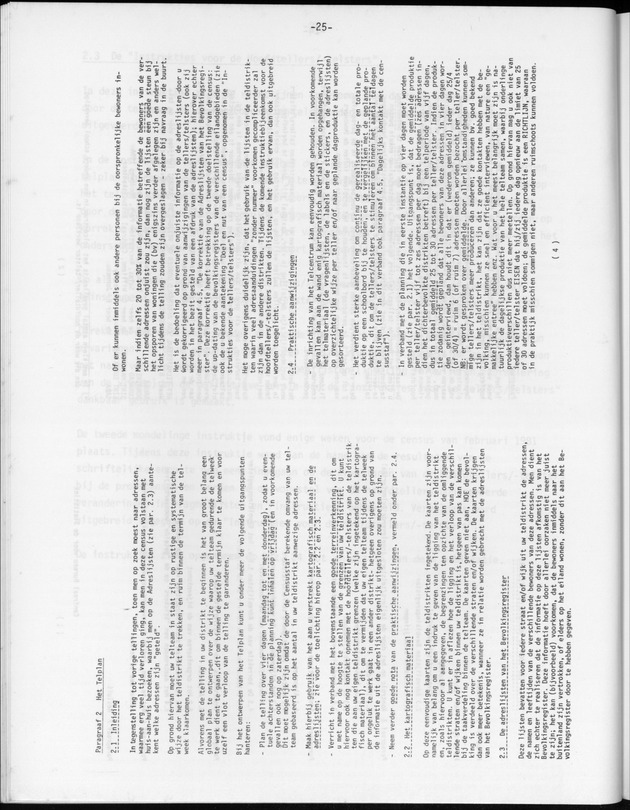 Opzet en organizatie, omschrijvingen van de gehanteerde definities en begrippen, gebruikte klassifikatiesystemen en geplande tabellenoutput - Page 25