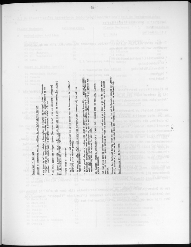 Opzet en organizatie, omschrijvingen van de gehanteerde definities en begrippen, gebruikte klassifikatiesystemen en geplande tabellenoutput - Page 30